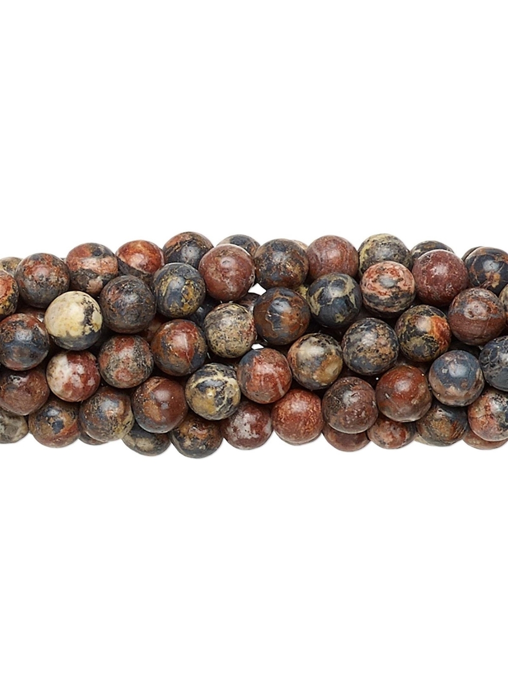 Leopardskin Jasper Gemstone Beads Round 4mm Bulk Lot 100 pcs